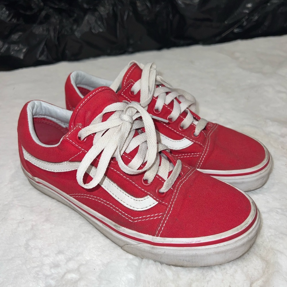Red Old Skool Low Vans